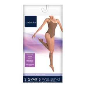 Sigvaris Sheer Fashion For Women 120, Calf, Size A, Suntan