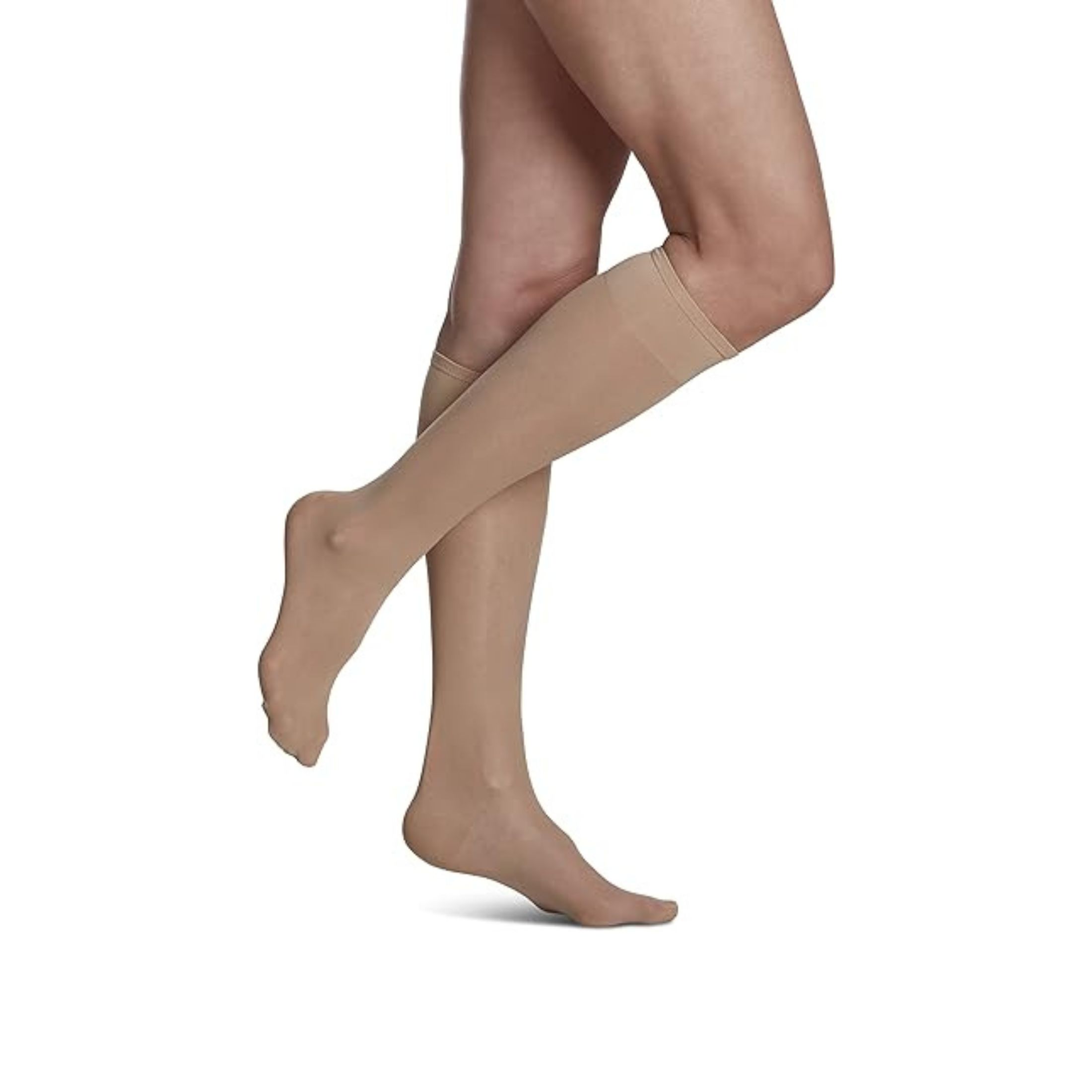Sigvaris Sheer Fashion For Women 120, Calf, Size A, Suntan