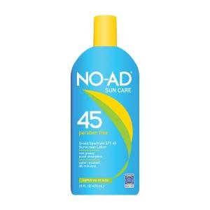 No-Ad Sunscreen Lotion SPF 45 -- 16 Fl Oz