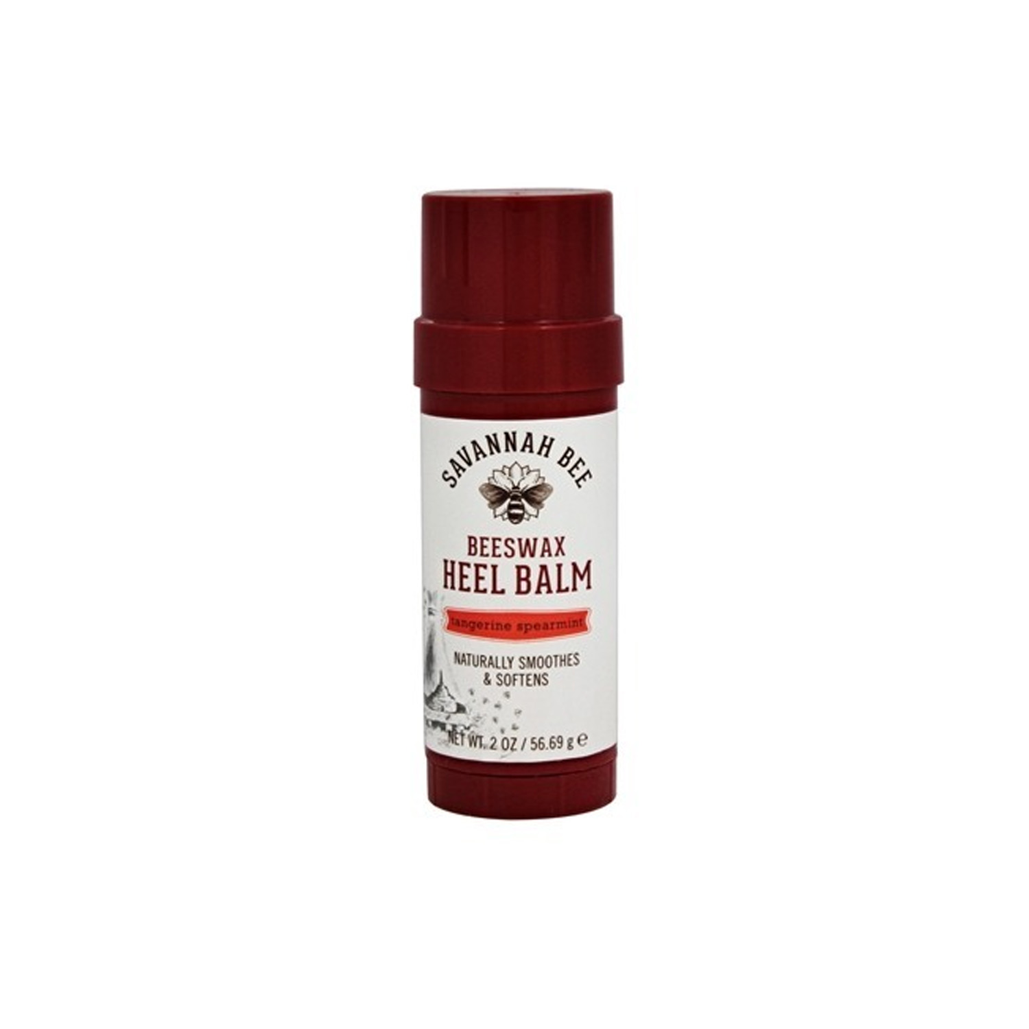 Savannah Bee Beeswax Heel Balm - Tangerine & Spearmint