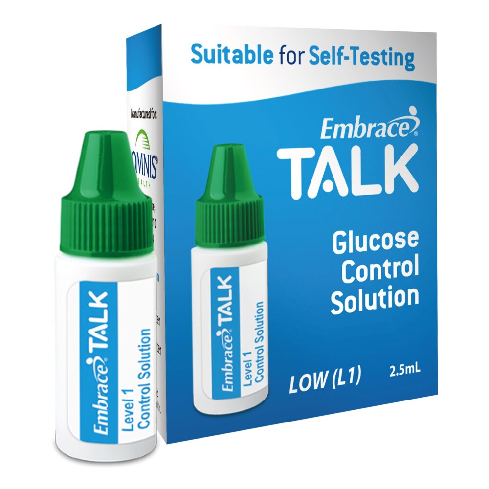 Embrace Embrance Talk Glucose Control Solution, 2.5 Ml