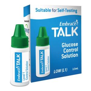 Embrace Embrance Talk Glucose Control Solution, 2.5 Ml