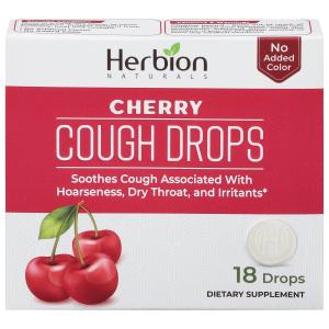 Herbion Naturals Cough Drops Cherry - 1 Each