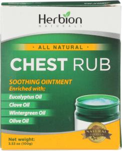 Herbion Naturals All Natural Chest Rub Ointment, 1 Each, 3.53 Oz