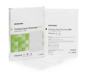 McKesson Contact Layer Dressing 3x4 Inch