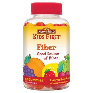 Nature Made Kids First Fiber Gummies, 60 Count For Digestive Health