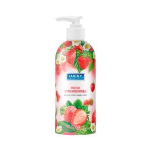 Lucky Super Soft Hand Soap, Revitalizing, Fresh Strawberries 13 Fl Oz