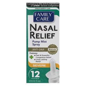 Family Care F.C Nasal Relief Mist 0.5oz Severe-whole