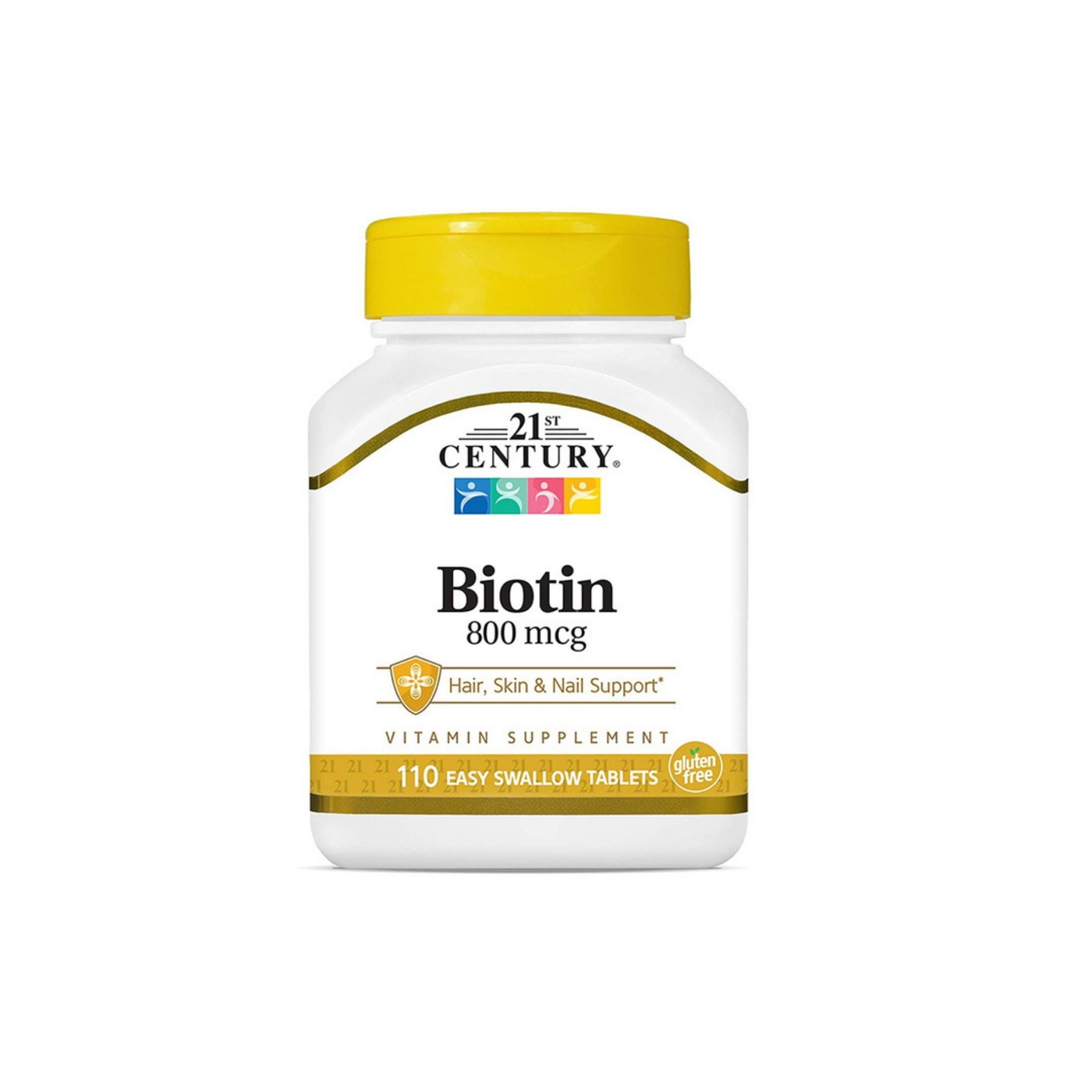 21st Century Biotin, 800 Mcg, 110 Easy Swallow Tablets
