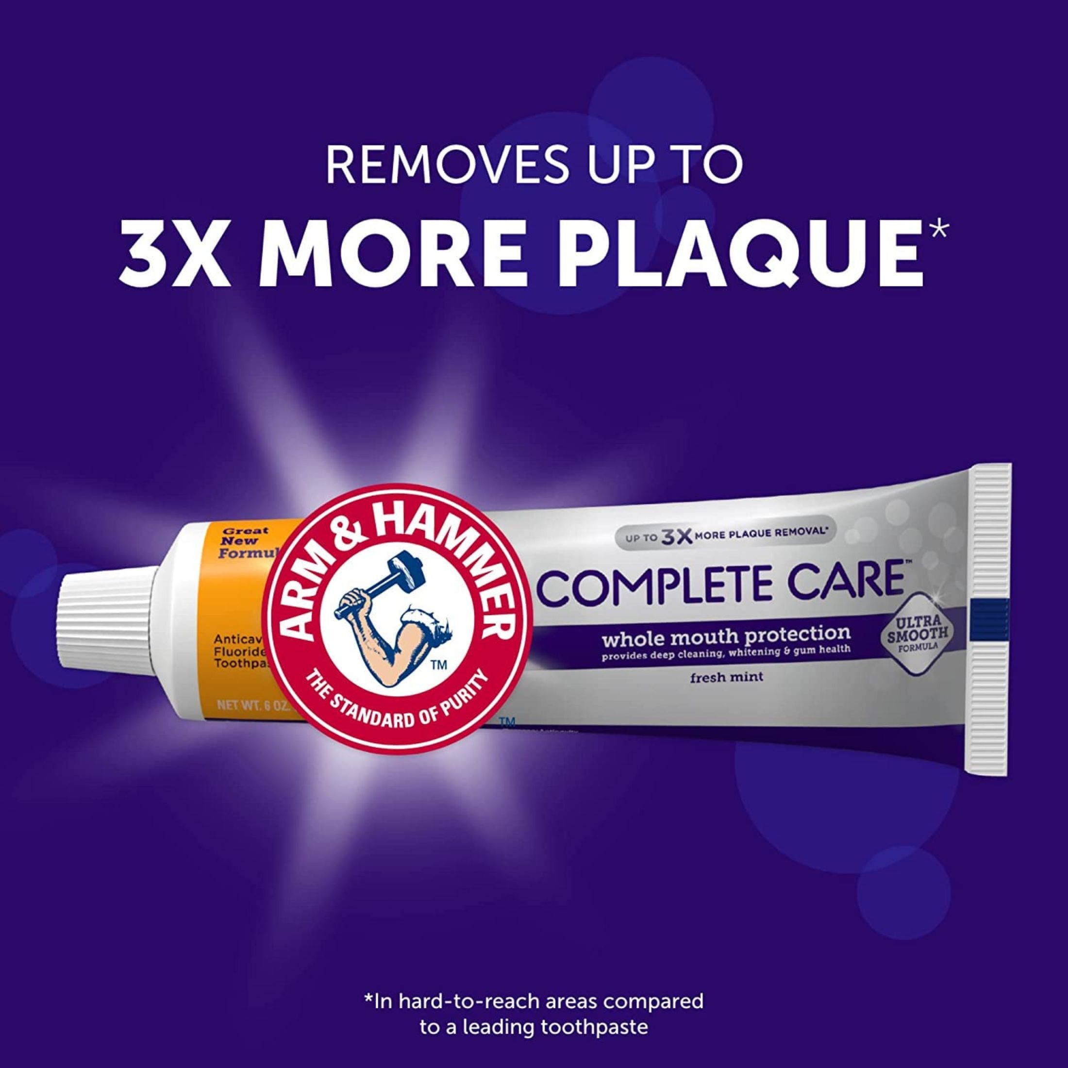 Arm & Hammer Complete Care Toothpaste Extra Whitening Fresh Mint 6 Oz