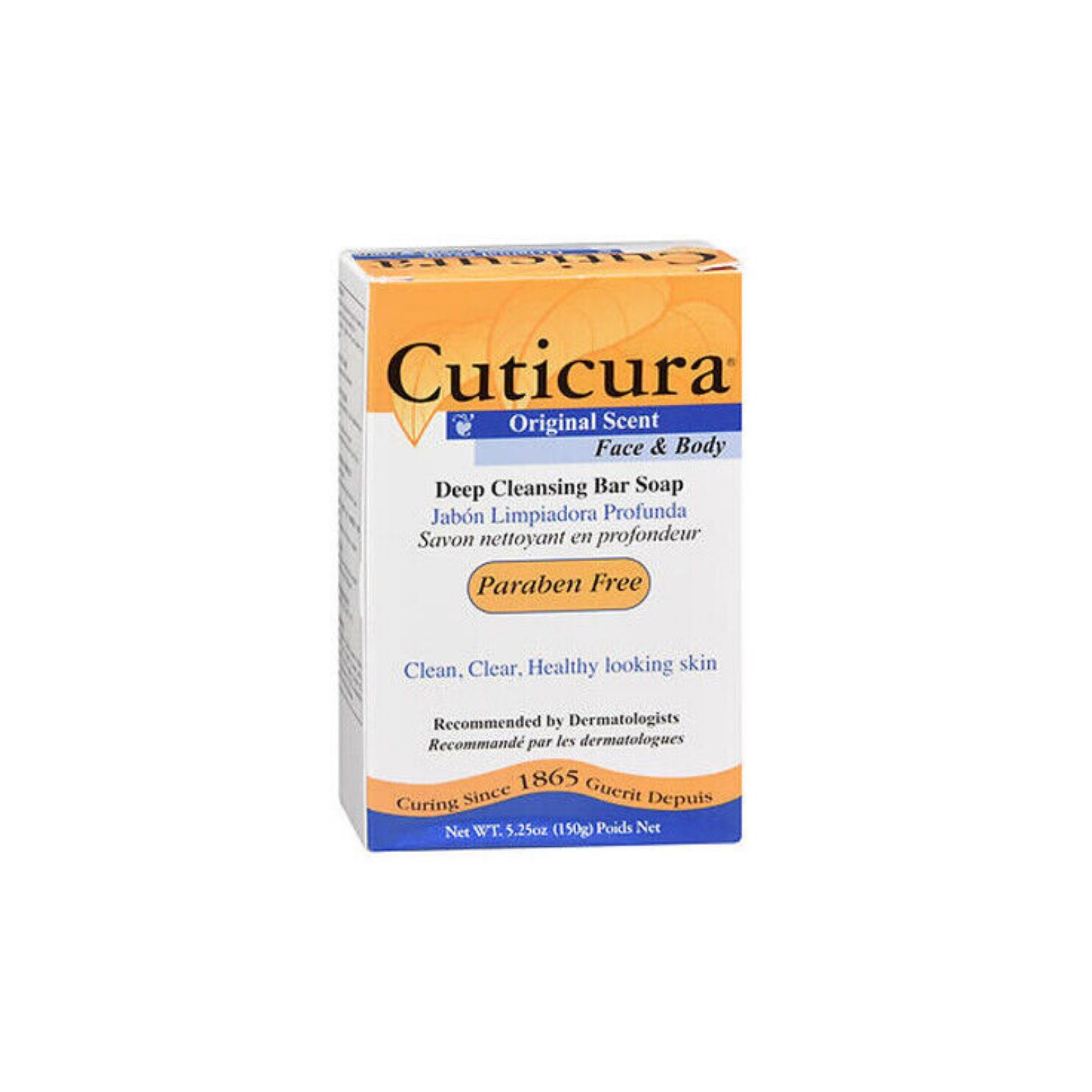 Cuticura Deep Cleansing Soap Original Formula 5.25 Ounce Bar
