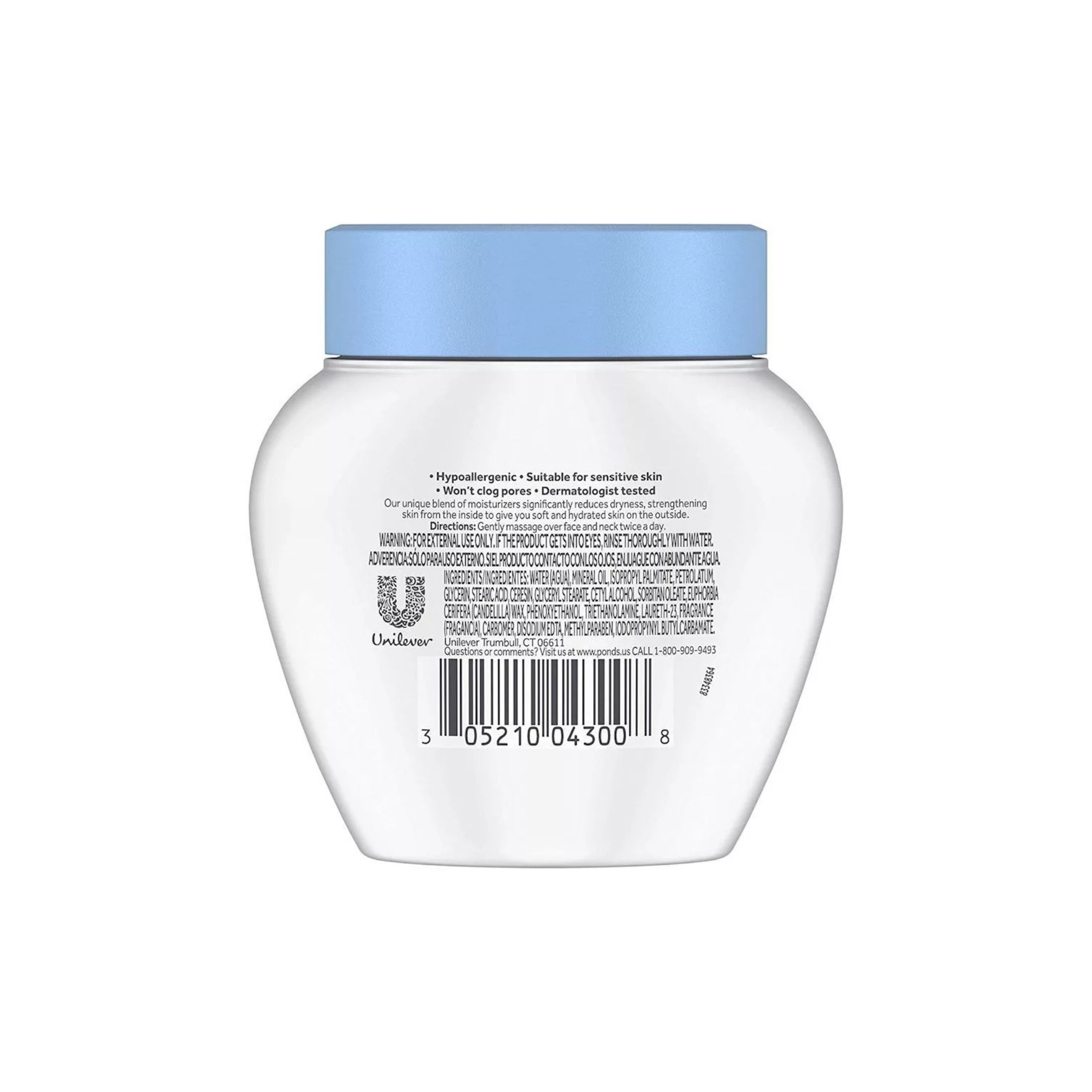 Pond's Dry Skin Cream Facial Moisturizer 6.5oz