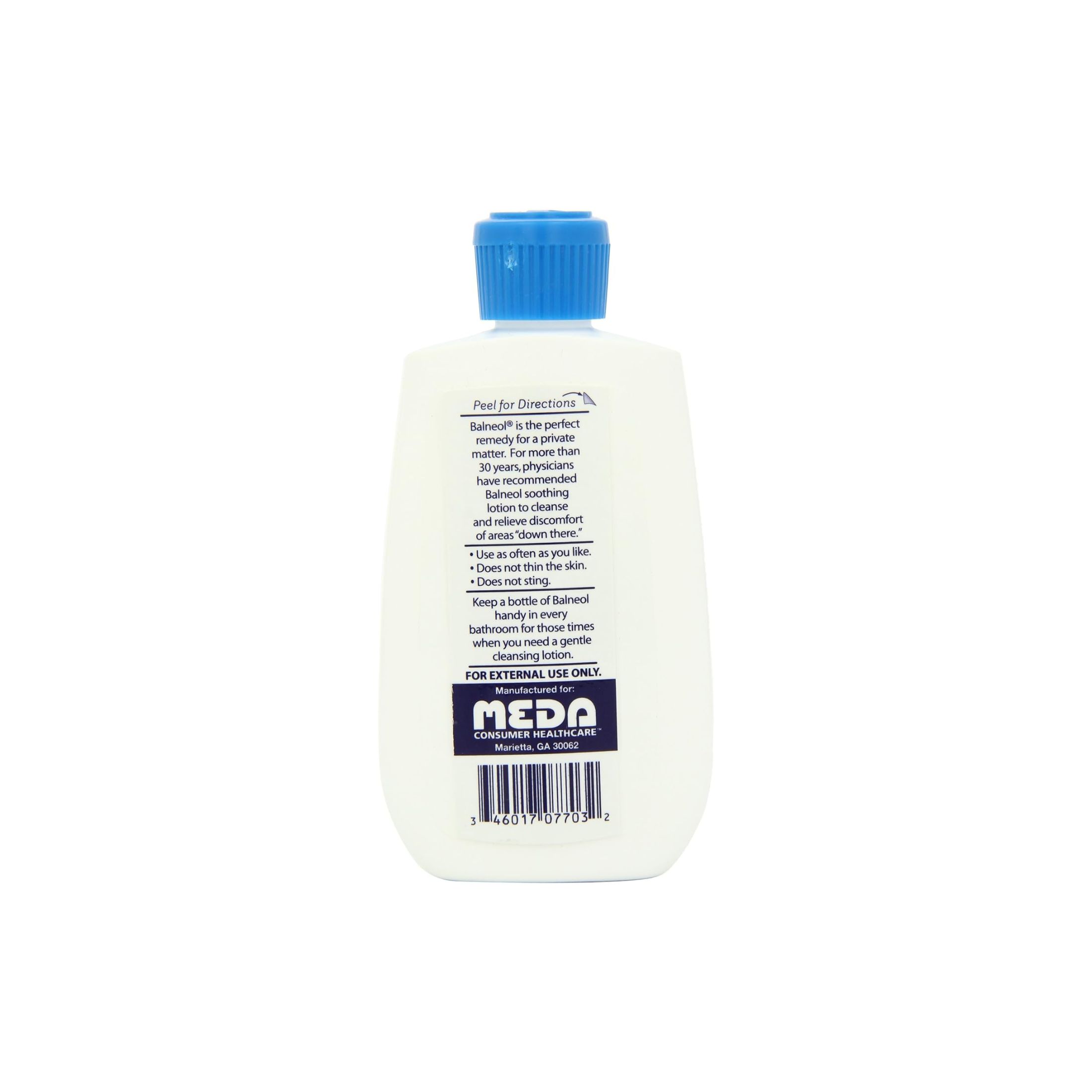Balneol Hygienic Perianal Cleansing Lotion 3 Oz