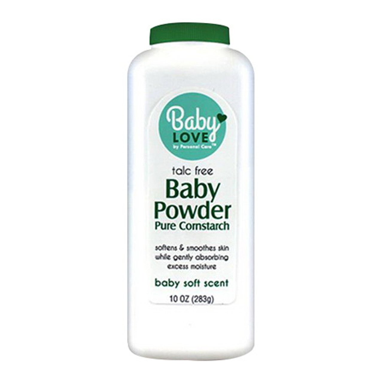 Baby Love Powder, Pure Cornstarch, 10-oz