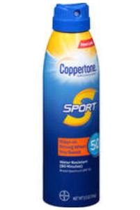 Coppertone Sport Sunscreen Continuous Spray Broad Spectrum SPF 50, 5.5 Ounces