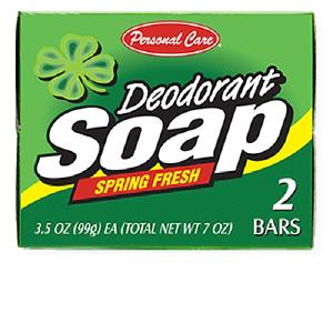 Spring Fresh Personal Care Bar Soap, Deodorant