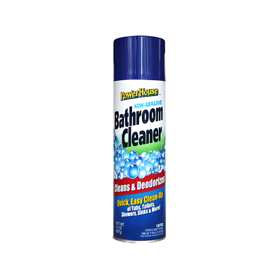 PowerHouse Bathroom Foam Cleaner, Non-Abrasive, 12-oz. Aerosol