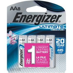 Energizer AA Batteries, Ultimate Lithium Double A Battery