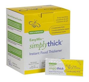 Simply Thick EasyMix Honey Consistency (L3) Food Thickener, 12g Individual Serving