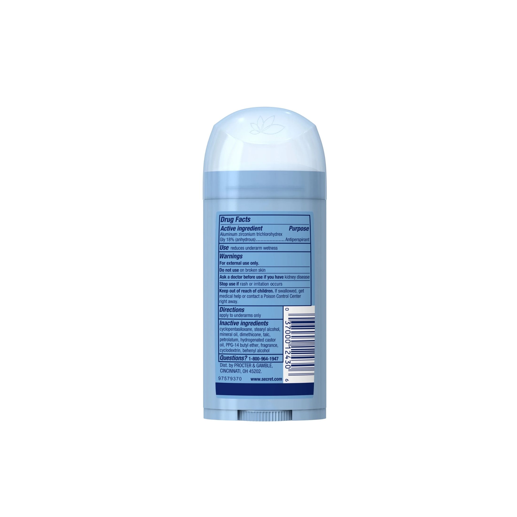 Secret Antiperspirant/Deodorant, Spring Breeze, Invisible Solid