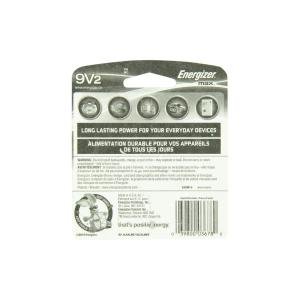 Energizer Max 9 V Battery (1 Pack), 9 Volt Alkaline Batteries