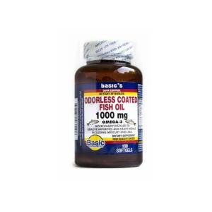 Basic Vitamins Enteric Coated Fish Oil 100 Mg