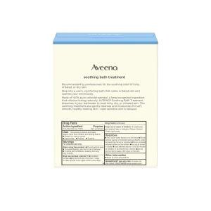 Aveeno Soothing Bath Treatment, Colloidal Oatmeal Skin Protectant Single Use Packets
