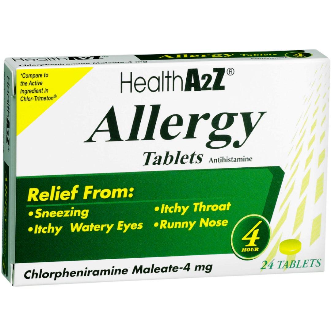 HealthA2Z 4 Mg 4 Hour Allergy Tablets