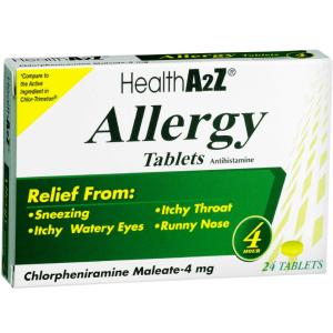 HealthA2Z 4 Mg 4 Hour Allergy Tablets