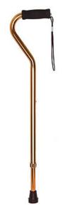 McKesson Offset Cane Aluminum 30 To 39 Inch Height Bronze