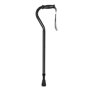 McKesson Offset Cane Steel 29-3/4 To 37-3/4 Inch Height Black, Count Of 1