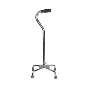 McKesson Large Base Quad Cane, 300 Lbs. Weight Capacity, Chrome