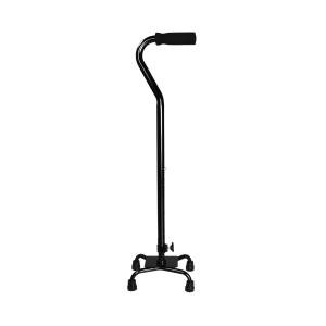 McKesson Small Base Quad Cane - Black