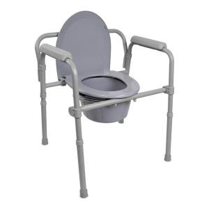 McKesson Folding Commode Chair, 350 Lbs Capacity
