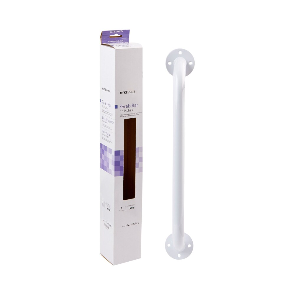 McKesson Wall Grab Bar White Steel
