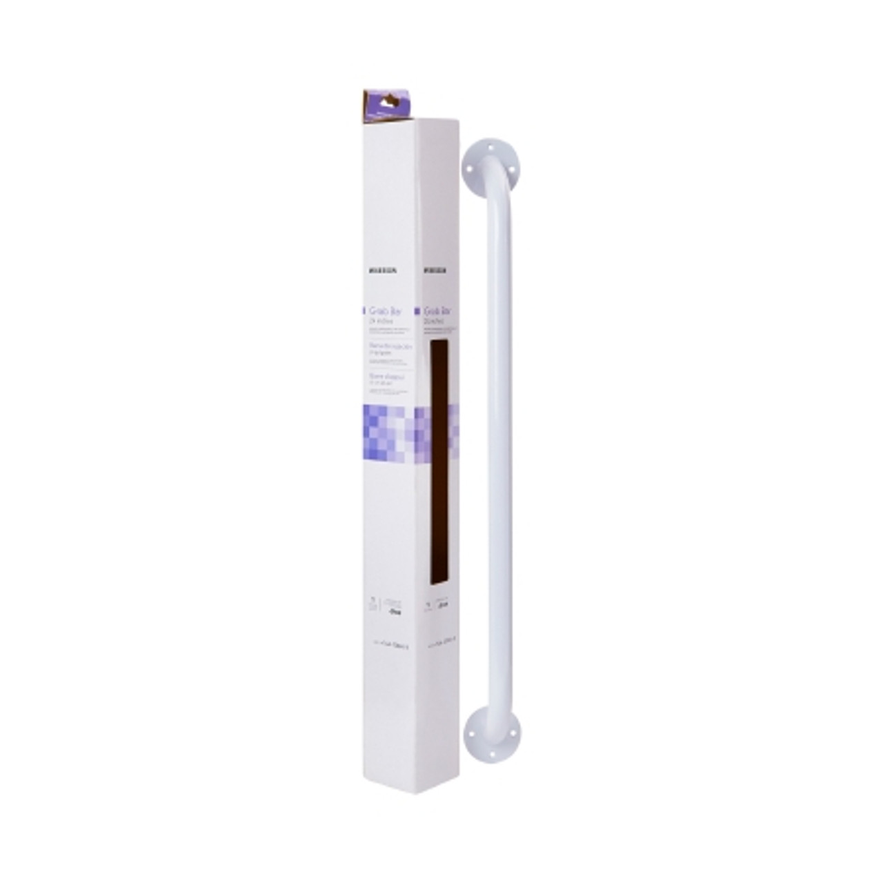 McKesson Wall Grab Bar, White Steel, 24-Inch Length 1065238