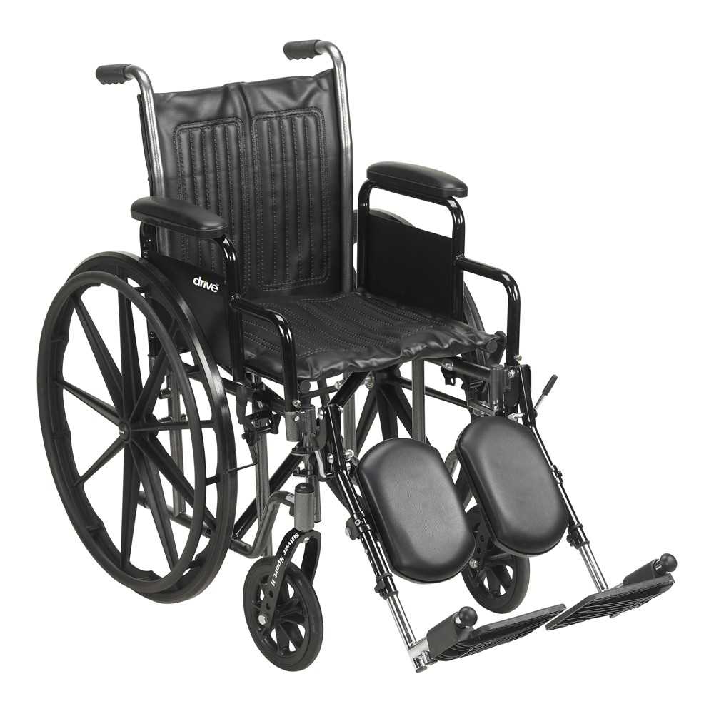 McKesson Wheelchair, 16 Inch Seat Width, 250 Lbs. Weight Capacity