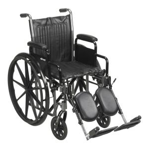 McKesson Wheelchair, 16 Inch Seat Width, 250 Lbs. Weight Capacity
