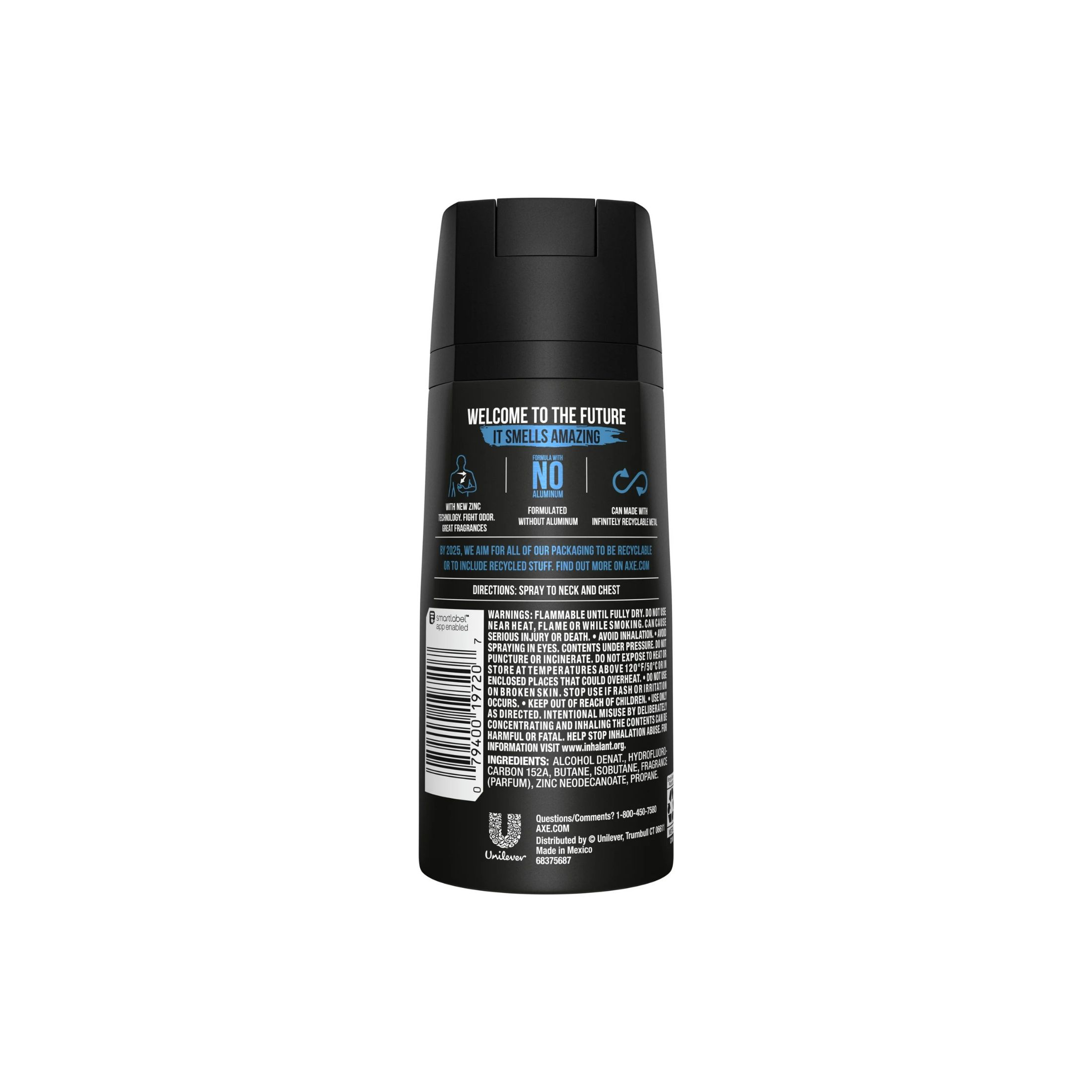 Axe Anarchy 48-Hour High Definition Scent Deodorant Body Spray Dark Pomegranate & Sandalwood 4 OZ