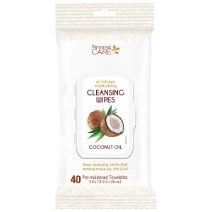 Personal Care Cleansing Wipes, Coconut Oil