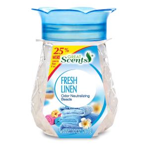 Great Scents Odor Eliminating Beads, Fresh Linen 10 Oz