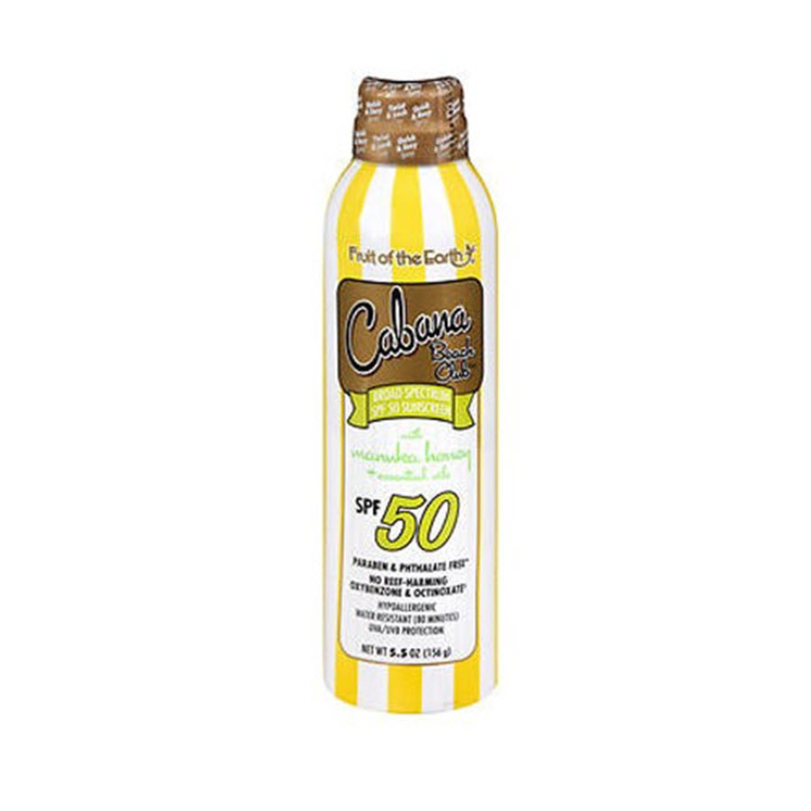 Fruit Of The Earth Continuous Spray SPF 50 Manuka Honey, 5.5 Oz