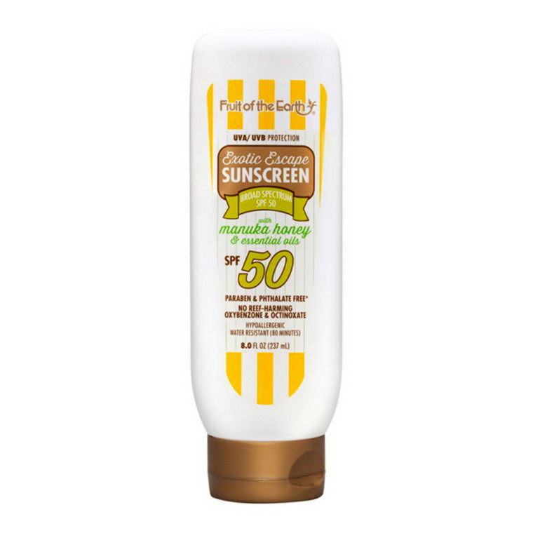 Fruit Of The Earth Sunscreen Lotion Manuka Honey, 8 Oz