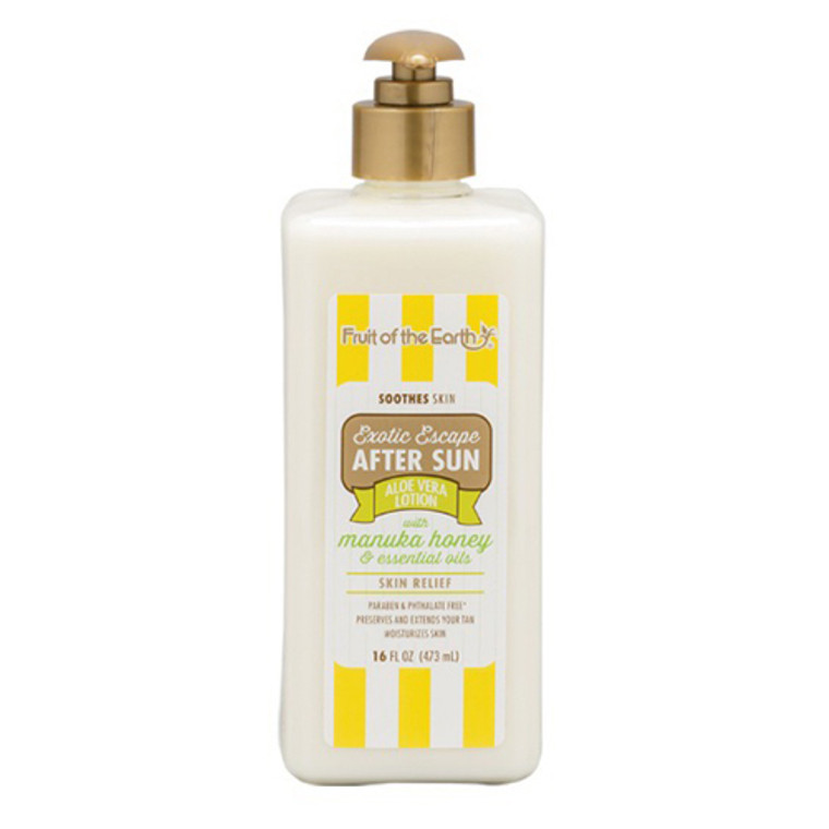 Fruit Of The Earth After Sun Lotion Manuka Honey, 16 Oz