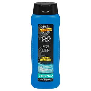 Power Stick Shower Gel, Reviving, Ripped, For Men 18 Oz
