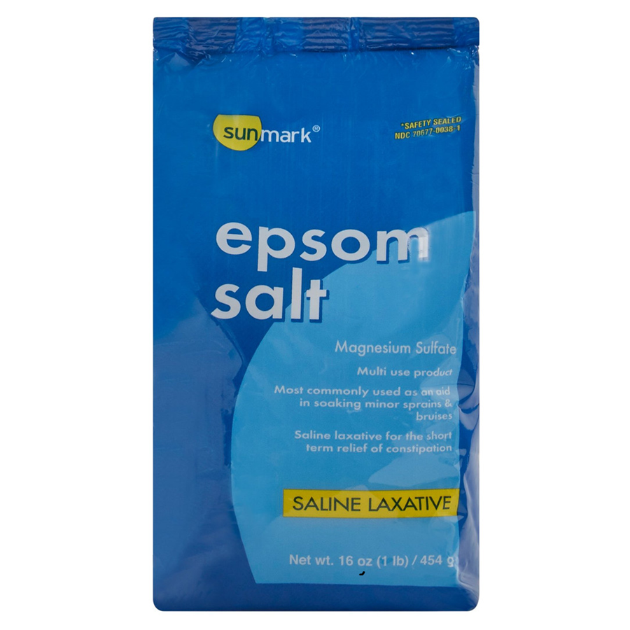 Sunmark Epsom Salt Saline Laxative, 1 Lb