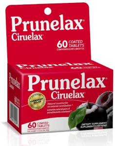 Prunelax Ciruelax Natural Laxative Regular Tablets