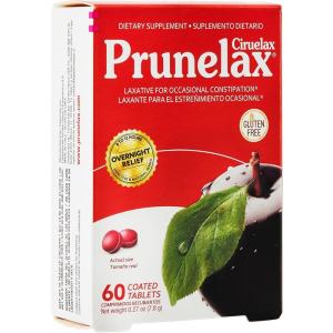 Prunelax Ciruelax Natural Laxative Regular Mini, 60 Tabs