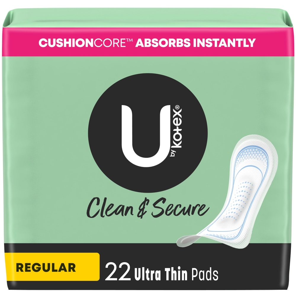 U by Kotex Security Ultra Thin Pads Regular