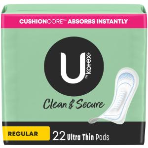U by Kotex Security Ultra Thin Pads Regular